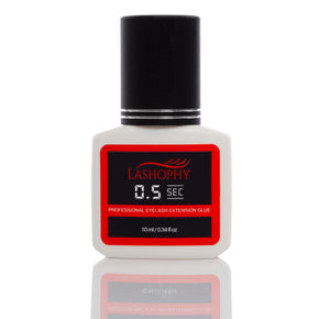 0.5 SEC Professional Eyelash Extension Glue in Carbon Black (10 ml)