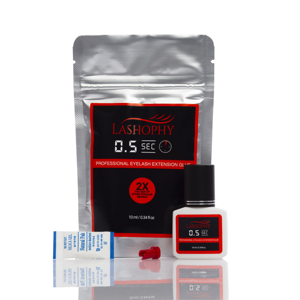 0.5 SEC Professional Eyelash Extension Glue in Carbon Black (10 ml)